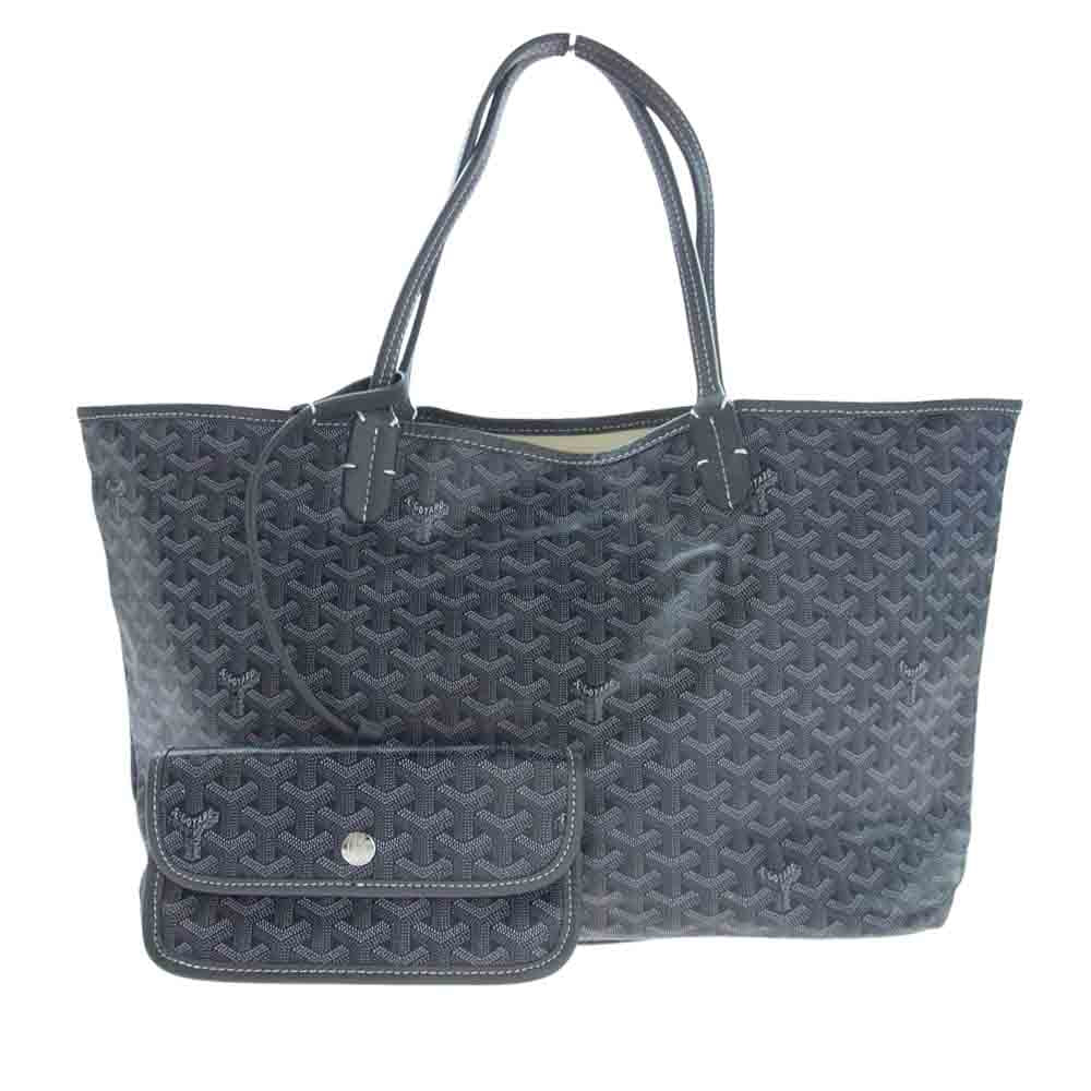 GOYARD ゴヤール サンルイ PM トート バッグ グレー系【中古】