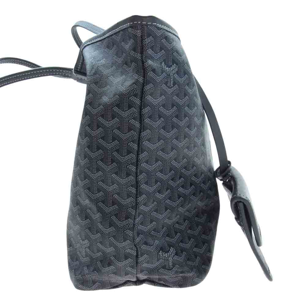 GOYARD ゴヤール サンルイ PM トート バッグ グレー系【中古