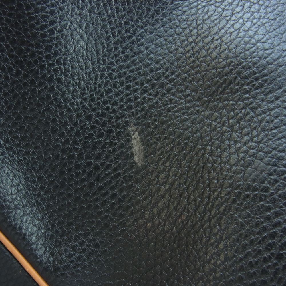 HERMES エルメス ヴィクトリア 43 〇V刻印 ボストン バッグ ブラック系【中古】