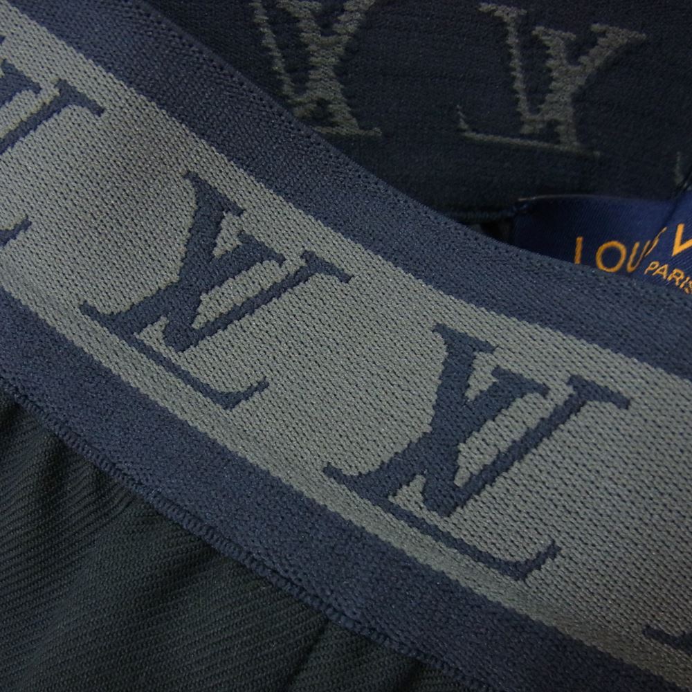 LOUIS VUITTON ルイ・ヴィトン 22SS IS2 HMP02W ウエスト LVライン テーパード リラックス スラックスパンツ ブラック系 40【美品】【中古】