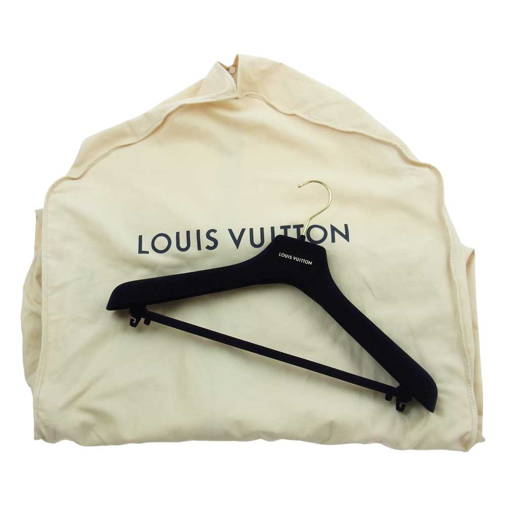 LOUIS VUITTON ルイ・ヴィトン ZDC HKJ42E エンボス モノグラム シングルブレスト テーラードジャケット ブラック系 50【美品】【中古】