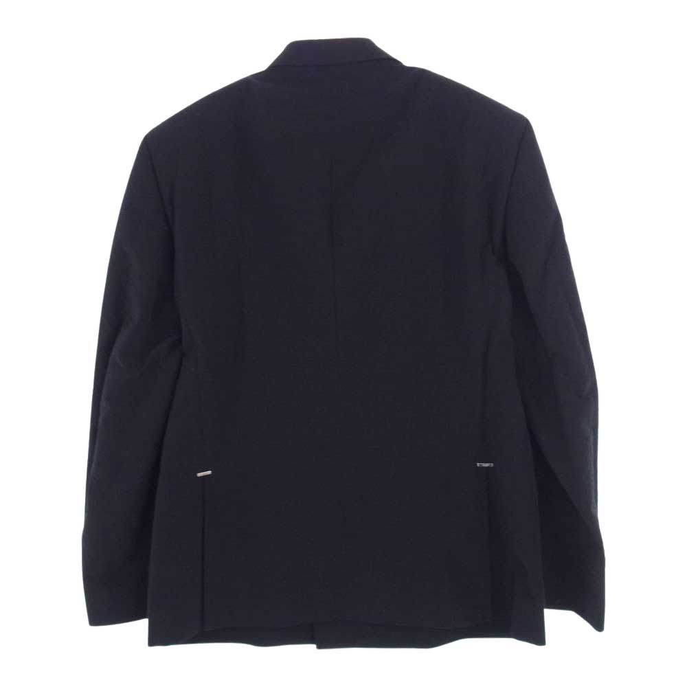 LOUIS VUITTON ルイ・ヴィトン 19AW 1A5F39 LIO HHJ43E STAPLES EDITION モノグラム エンボス ダブルブレスト ジャケット ブラック系 50【美品】【中古】