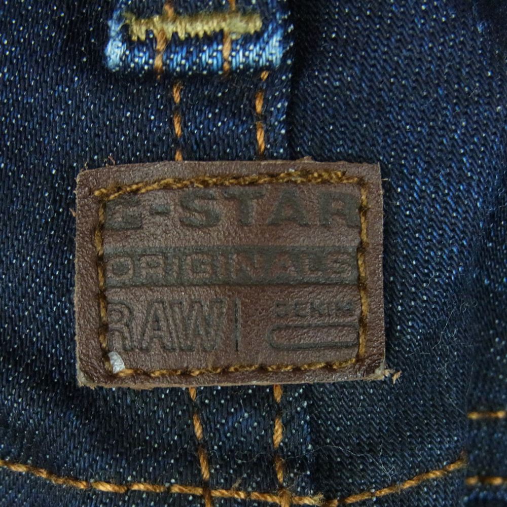 G-STAR ジースター D03231-7209-0089 5620 3DSTRAIGHT TAPERED デニム パンツ 中国製 インディゴブルー系 W28 L30【中古】