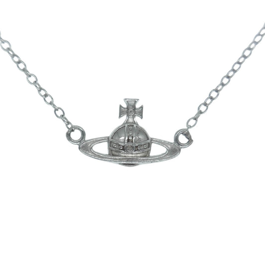 Vivienne Westwood ヴィヴィアンウエストウッド MINI BAS RELIEF ネックレス シルバー系【中古】