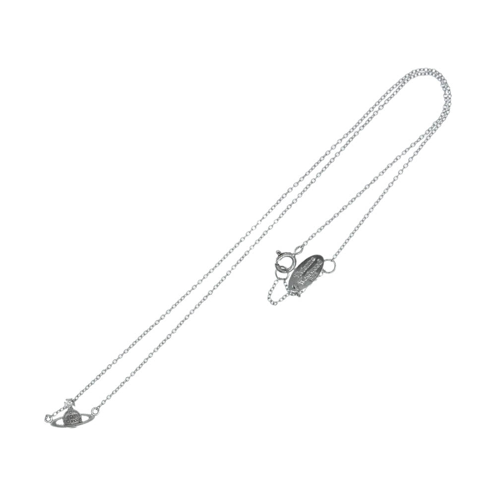 Vivienne Westwood ヴィヴィアンウエストウッド MINI BAS RELIEF ネックレス シルバー系【中古】