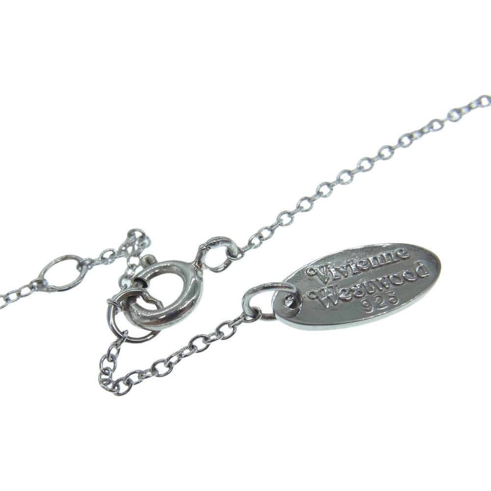 Vivienne Westwood ヴィヴィアンウエストウッド MINI BAS RELIEF ネックレス シルバー系【中古】