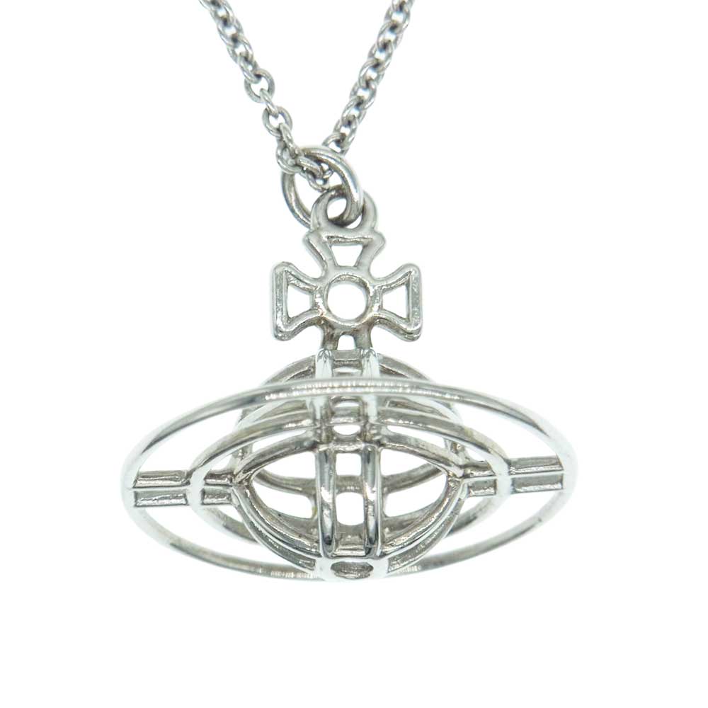 Vivienne Westwood ヴィヴィアンウエストウッド 3D タイニー オーブ ネックレス シルバー系【中古】