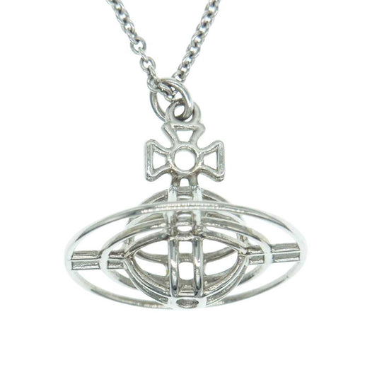 Vivienne Westwood ヴィヴィアンウエストウッド 3D タイニー オーブ ネックレス シルバー系【中古】