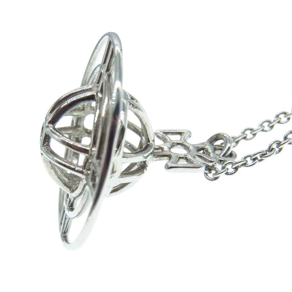 Vivienne Westwood ヴィヴィアンウエストウッド 3D タイニー オーブ ネックレス シルバー系【中古】