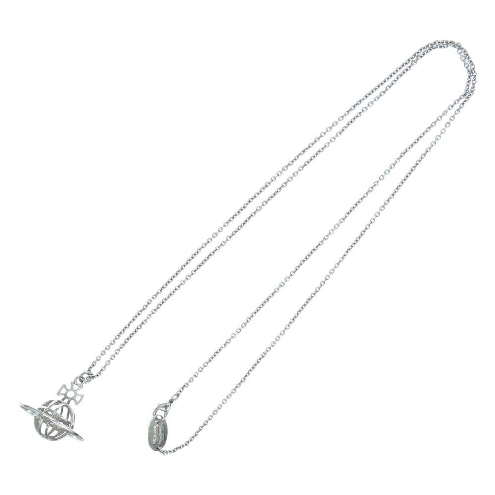 Vivienne Westwood ヴィヴィアンウエストウッド 3D タイニー オーブ ネックレス シルバー系【中古】