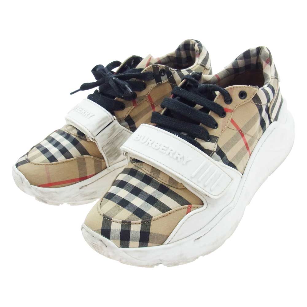 BURBERRY バーバリー 8048577 NEW REGIS ヴィンテージ チェック ベージュ系 38【中古】