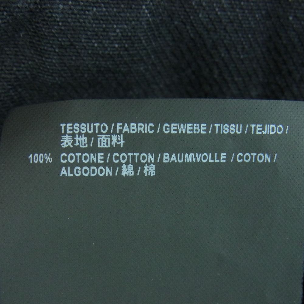 BALENCIAGA バレンシアガ スイング デニム ジャケット メタルボタン コットン イタリア製 ブラック系 34【中古】