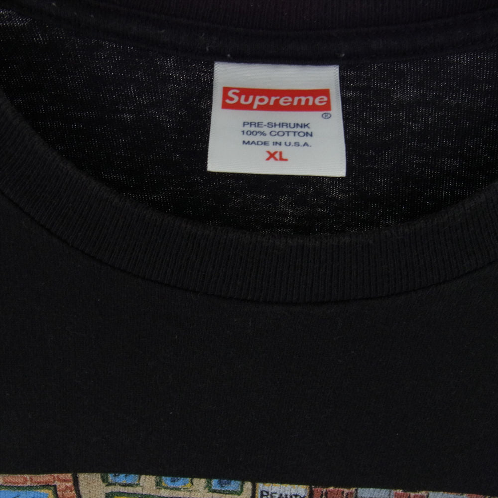 Supreme シュプリーム 22SS Manhattan Tee マンハッタン 半袖 Tシャツ ブラック系 XL【中古】
