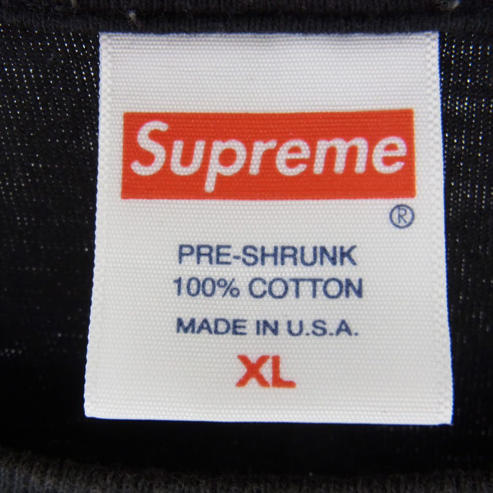 Supreme シュプリーム 22SS Manhattan Tee マンハッタン 半袖 Tシャツ ブラック系 XL【中古】