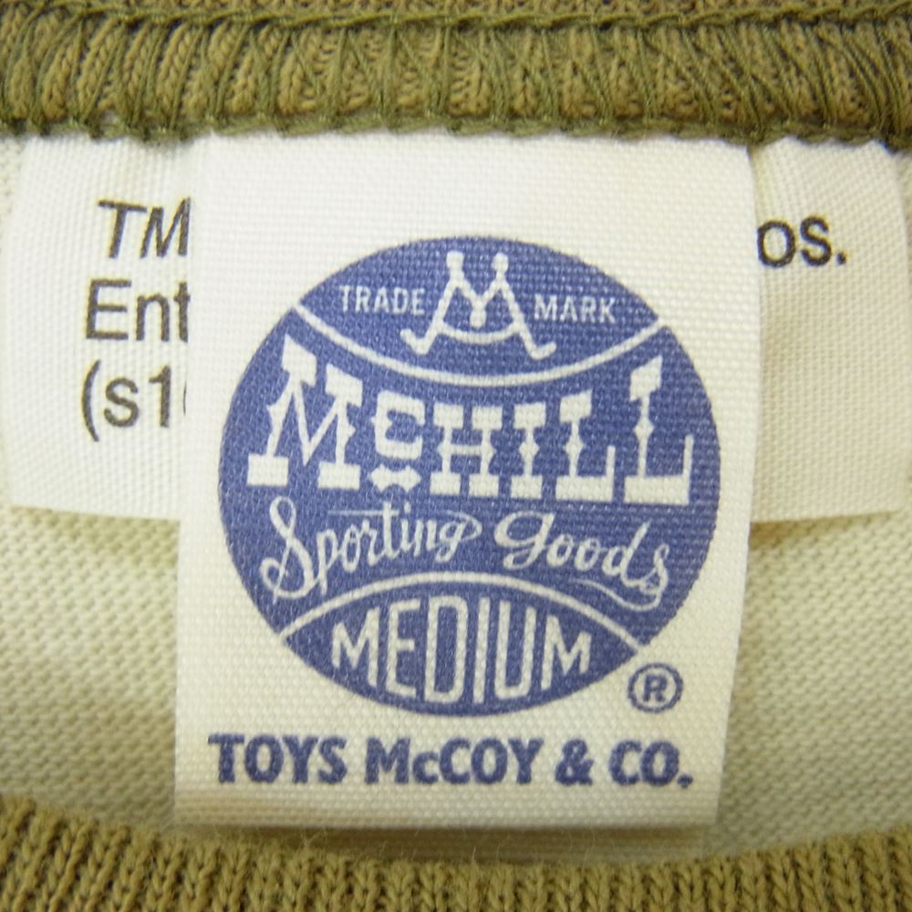 TOY'S McCOY トイズマッコイ TMC1601 MILITARY TEE BUGGS BUNNY 第8航空軍 ミリタリー バッグスバニー 半袖 Tシャツ Mighty Eighth カーキ系 M【美品】【中古】