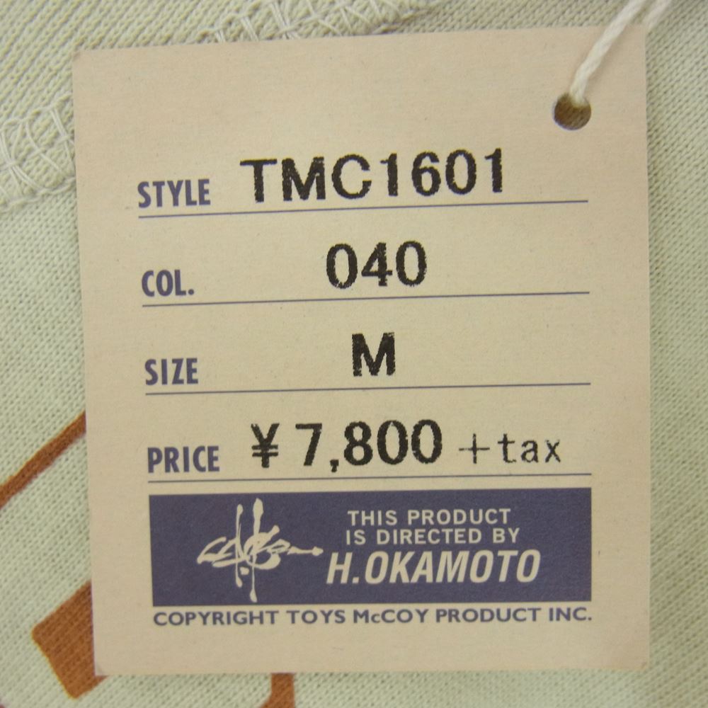 TOY'S McCOY トイズマッコイ TMC1601 MILITARY TEE BUGGS BUNNY 第8航空軍 ミリタリー バッグスバニー 半袖 Tシャツ Mighty Eighth カーキ系 M【美品】【中古】