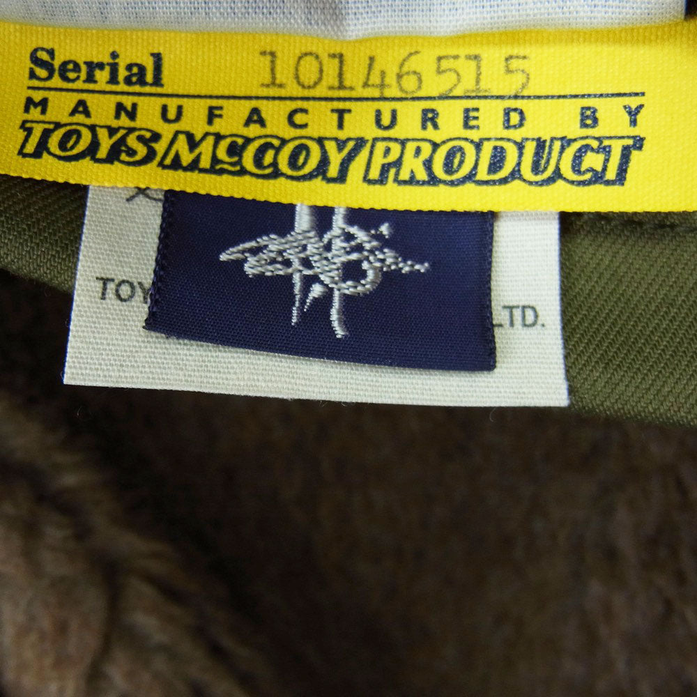 TOY'S McCOY トイズマッコイ  TMJ1414 B-10 フライトジャケット TOM＆JERRY ROUGH ON RATS カーキ系 ブラウン系 40【中古】