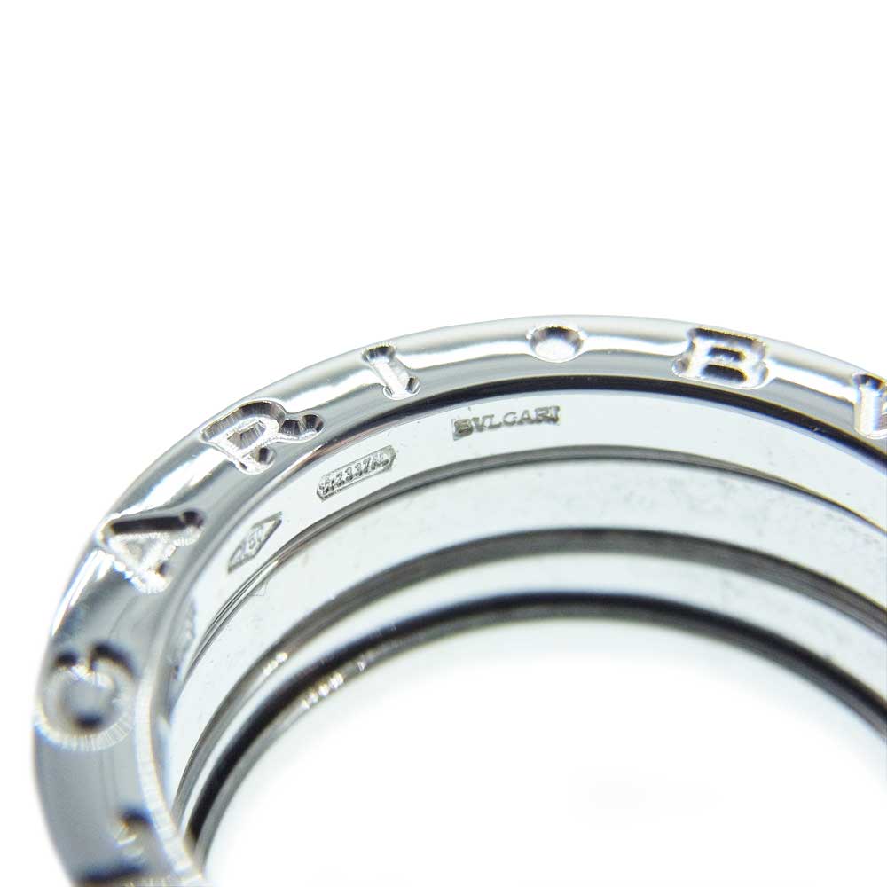 BVLGARI ブルガリ B-ZERO1 K18ＷG 750 ♯49 ビーゼロワン バンド リング シルバー系 ♯49【中古】