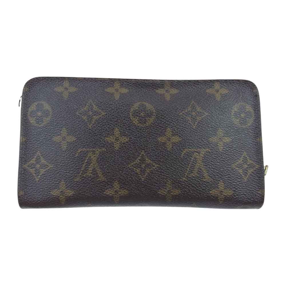 LOUIS VUITTON ルイ・ヴィトン M61727 モノグラム ポルトモネ ジップ ラウンドファスナー 長財布 ブラウン系【中古】
