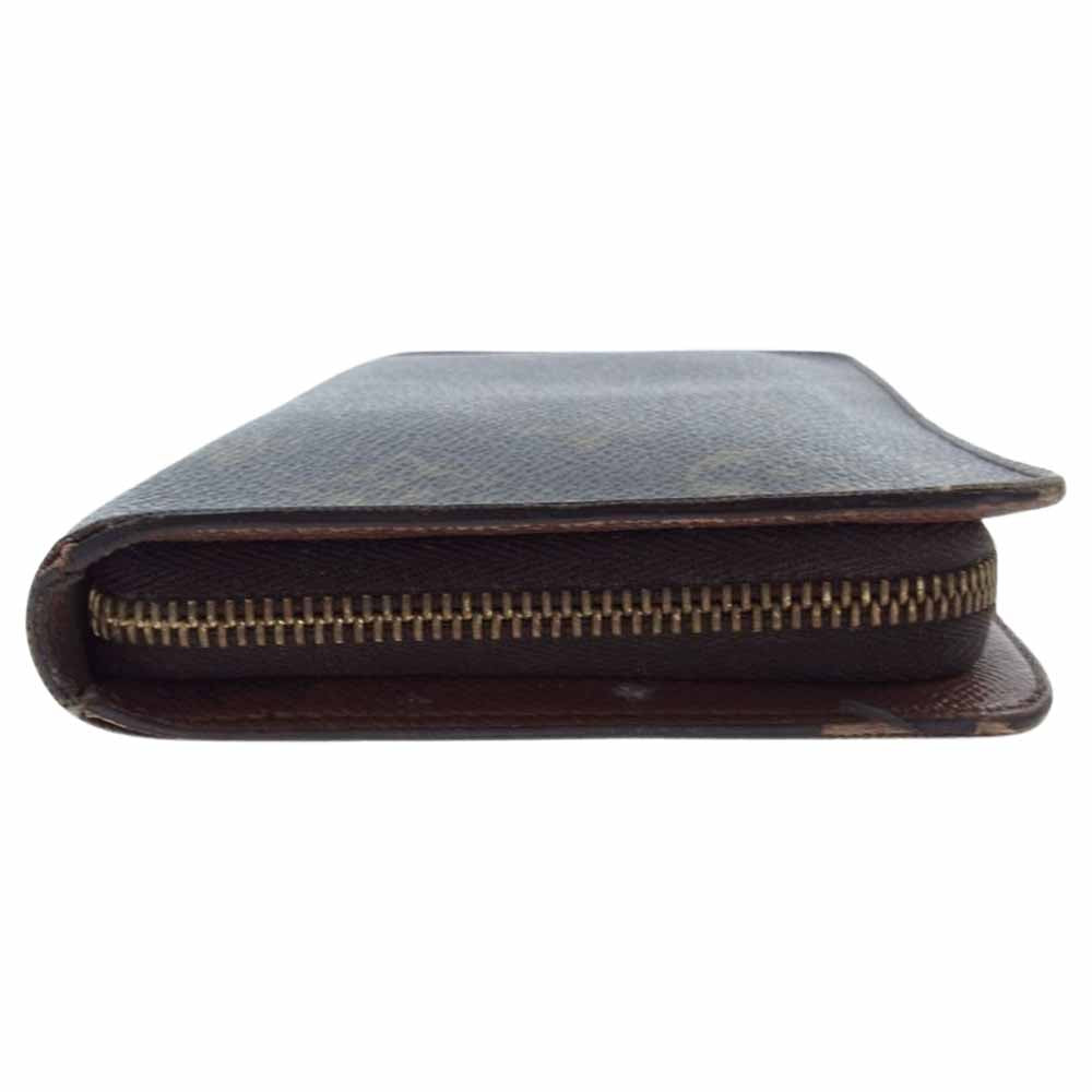 LOUIS VUITTON ルイ・ヴィトン M61727 モノグラム ポルトモネ ジップ ラウンドファスナー 長財布 ブラウン系【中古】