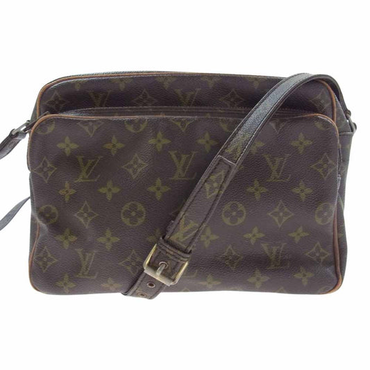 LOUIS VUITTON ルイ・ヴィトン M45244 モノグラム 旧型 ナイルショルダー バッグ ブラウン系【中古】