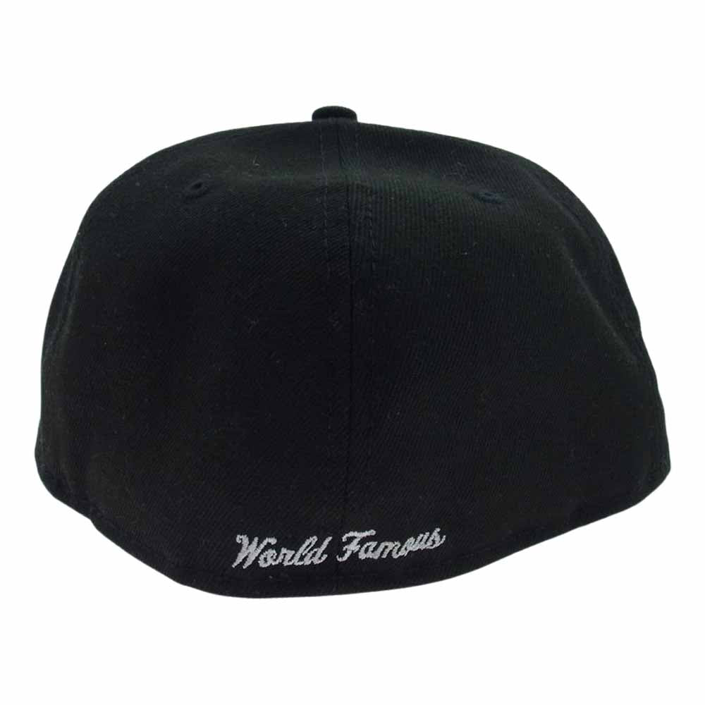 Supreme シュプリーム 21AW × NEW ERA No Comp Box Logo ニューエラ ボックスロゴ ベースボール キャップ ブラック系 7 3/8 (58.7cm)【中古】