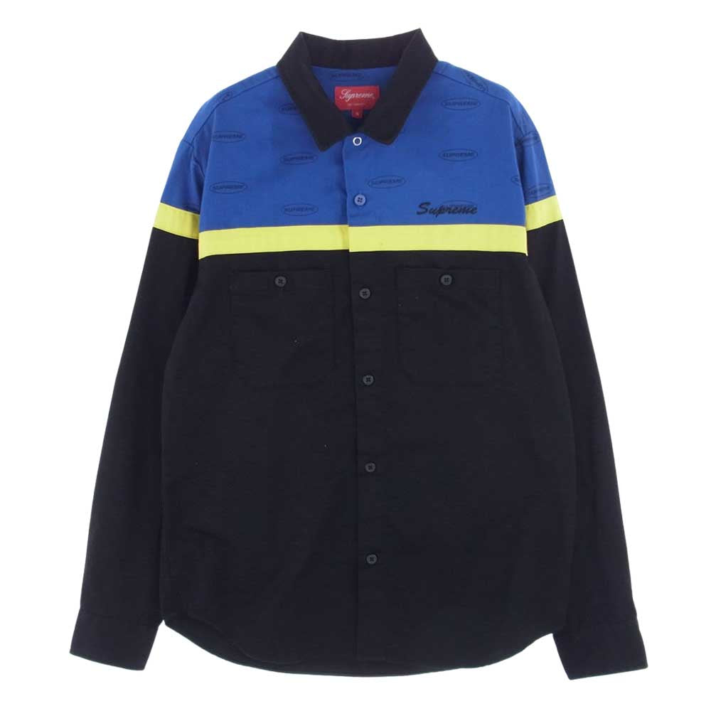 supreme color blocked work shirt 新品未使用メンズ - シャツ