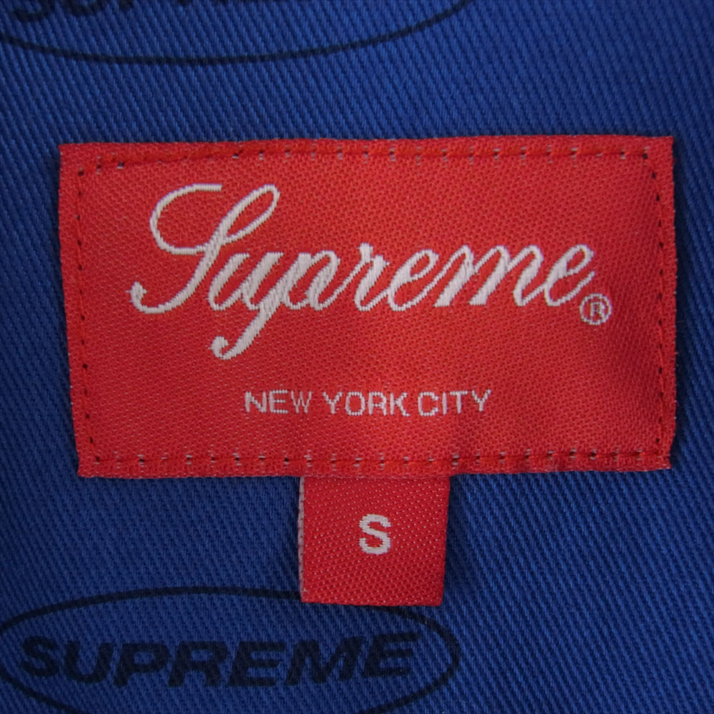Supreme シュプリーム 17AW Color Blocked Work Shirt カラーブロック ワーク シャツ マルチカラー系 S【中古】