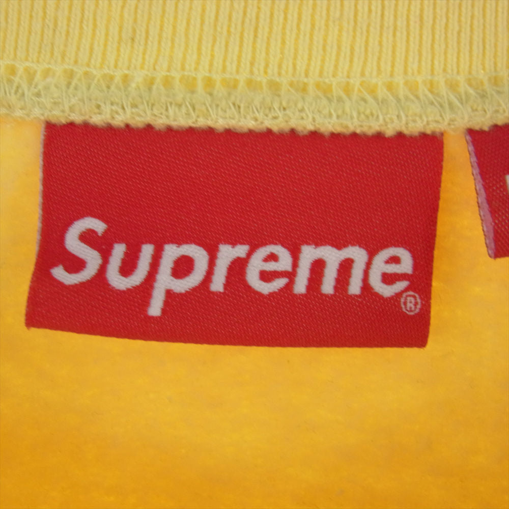 Supreme シュプリーム 22AW Box Logo Crewneck ボックスロゴ クルーネック スウェット トレーナー イエロー系【中古】