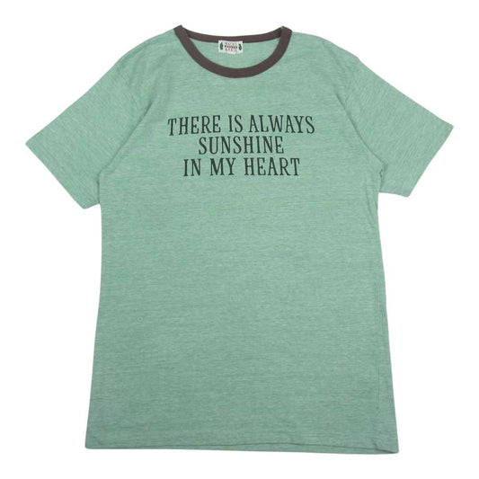 WACKO MARIA ワコマリア リンガー Tシャツ グリーン系 グリーン系 XL【中古】