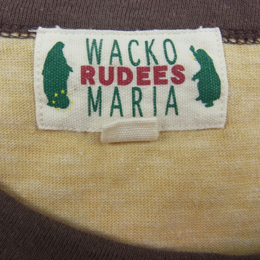 WACKO MARIA ワコマリア リンガー Tシャツ イエロー系 XL【中古】