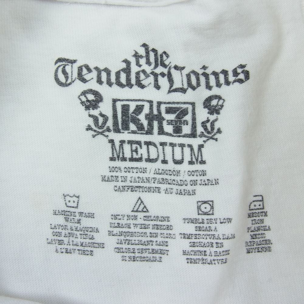 TENDERLOIN テンダーロイン T-TEE1 ショットガン プリント Tシャツ ホワイト系 M【中古】