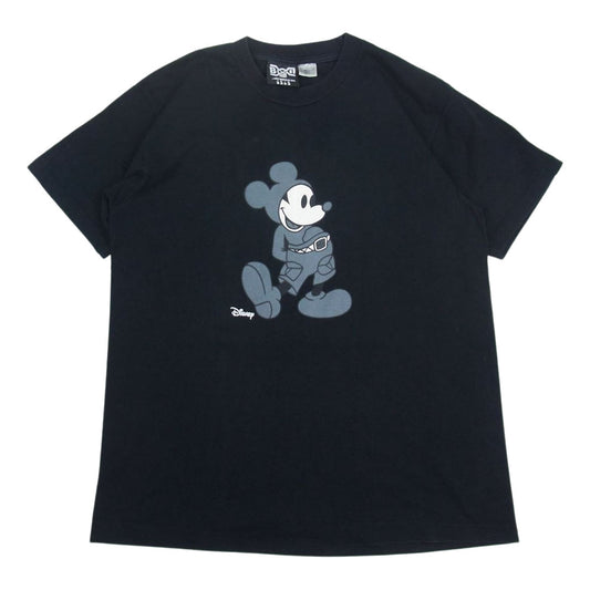 BOUNTY HUNTER バウンティーハンター  DISNEY Mickey Mouse ディズニー コラボ ミッキー Tシャツ ブラック系 L【中古】