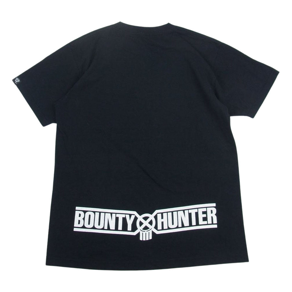 BOUNTY HUNTER バウンティーハンター  DISNEY Mickey Mouse ディズニー コラボ ミッキー Tシャツ ブラック系 L【中古】