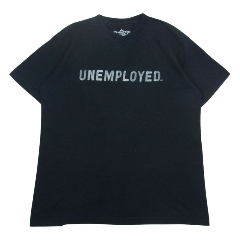 TENDERLOIN テンダーロイン T-TEE UNEMPLOYED プリント Tシャツ ブラック系 L【中古】