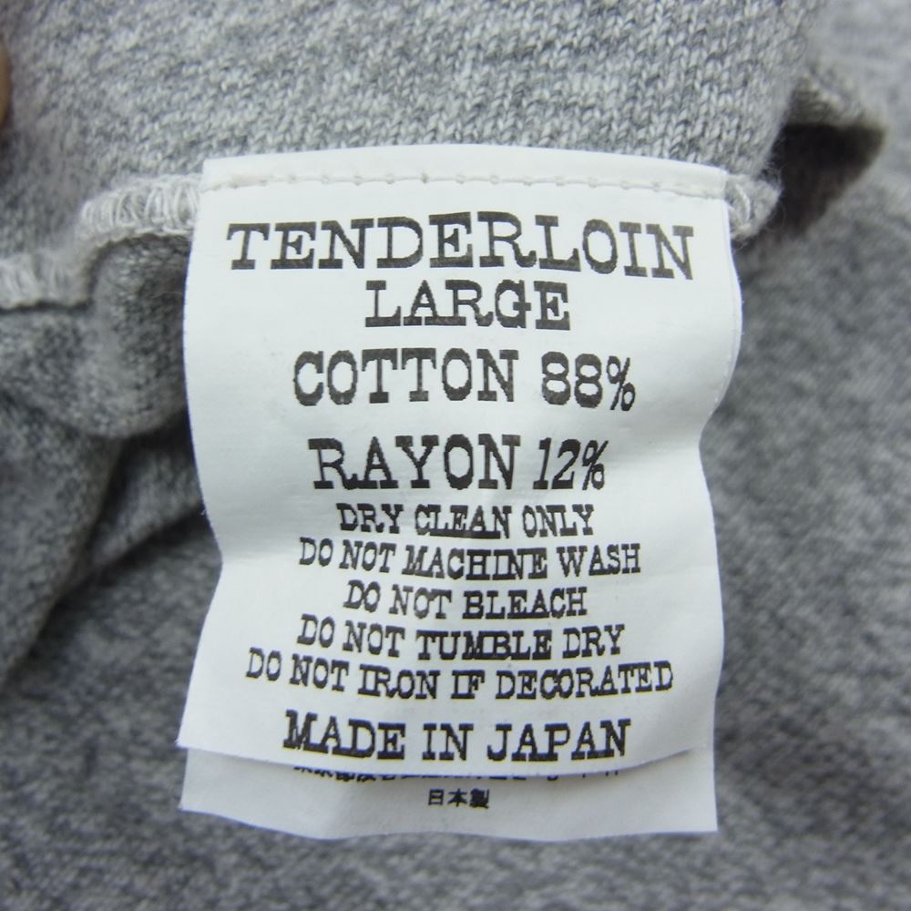 TENDERLOIN テンダーロイン T-TANK タンクトップ エンブレム グレー系 L【中古】