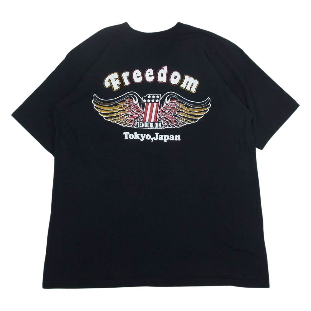 TENDERLOIN テンダーロイン T-TEE GOD CREATED Tシャツ ブラック系 L【中古】