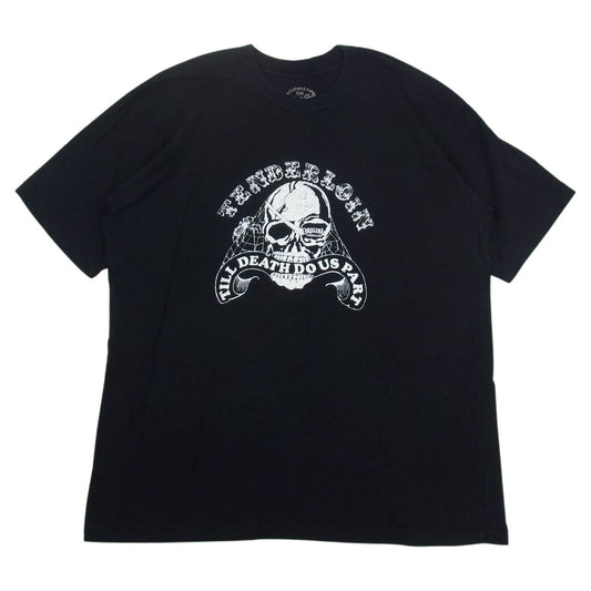 TENDERLOIN テンダーロイン T-TEE 5 TILL DEATH DO US PART Tシャツ 黒系 ブラック系 L【中古】