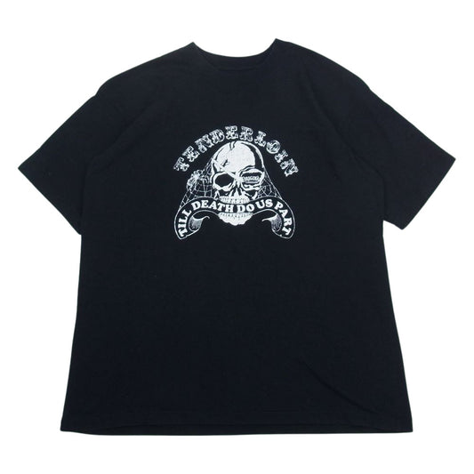 TENDERLOIN テンダーロイン T-TEE 5 TILL DEATH DO US PART Tシャツ 黒系 ブラック系 L【中古】