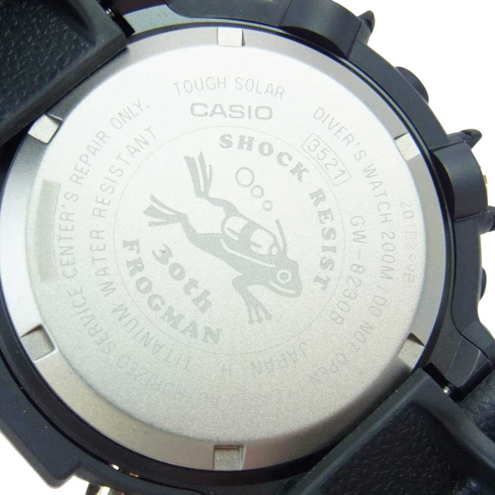 CASIO G-SHOCK カシオ ジーショック GW-8230B-9A 30周年記念 FROGMAN フロッグマン 電波ソーラー ウォッチ 腕時計 ブラック系【新古品】【未使用】【中古】