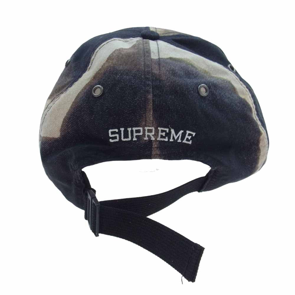 Supreme シュプリーム 22AW THE NORTH FACE Bleached Denim Print 6-Panel Cap ノースフェイス キャップ【中古】