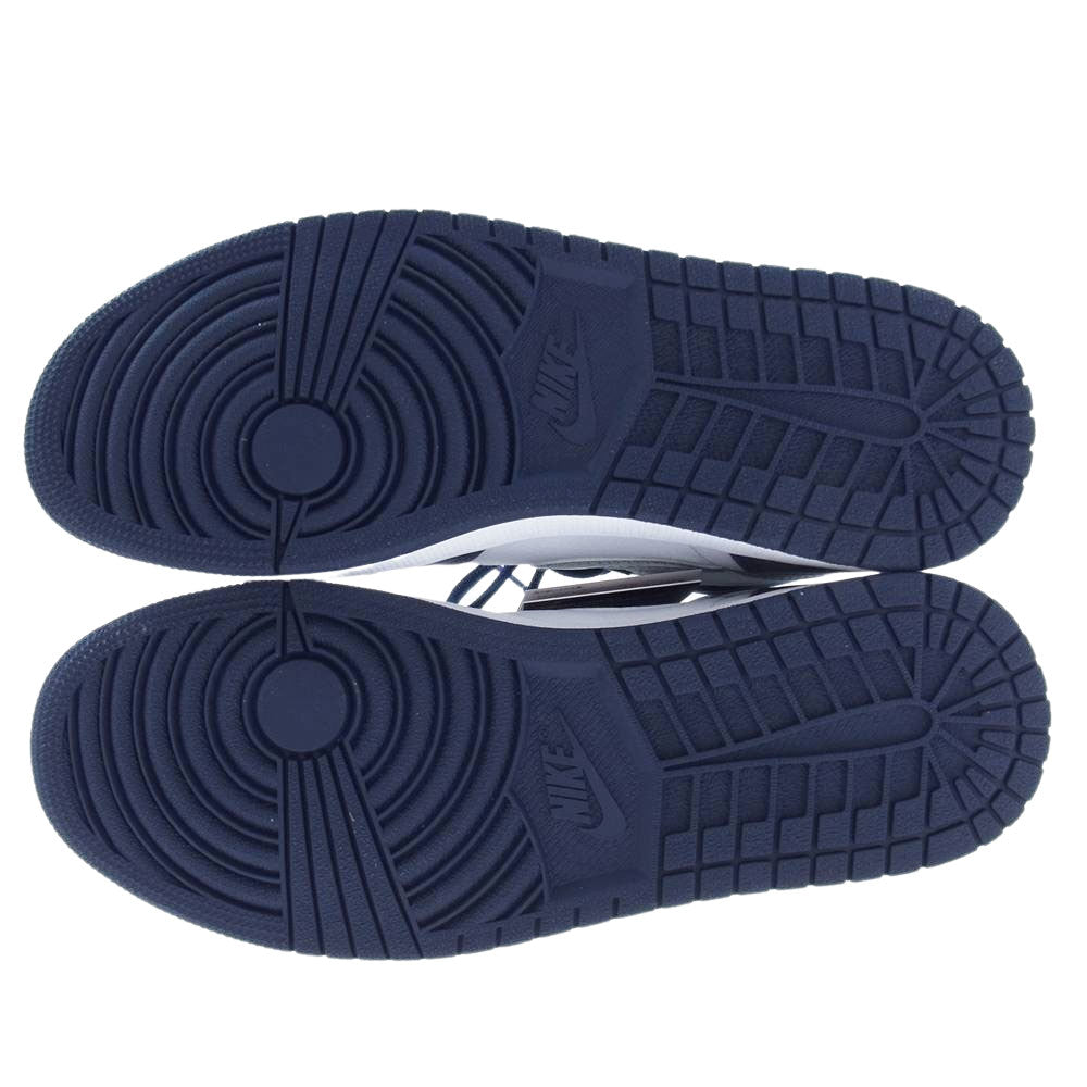 NIKE AIR JORDAN ナイキ ジョーダン DB5877-100 Air Jordan 1 Retro High OG CO.JP Midnight Navy 2020 SUITCASE ブリーフケース付き ジョーダン 1 レトロ ハイ OG ミッドナイトネイビー スニーカー ホワイト系 ネイビー系 28cm【極上美品】【中古】