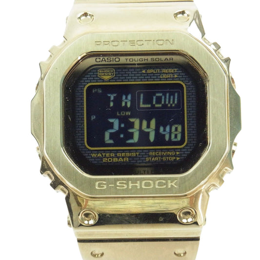 CASIO G-SHOCK カシオ ジーショック GMW-B5000GD-9JF FULL METAL フルメタル ゴールド ソーラー電波 デジタル ウォッチ 腕時計 ゴールド系【中古】