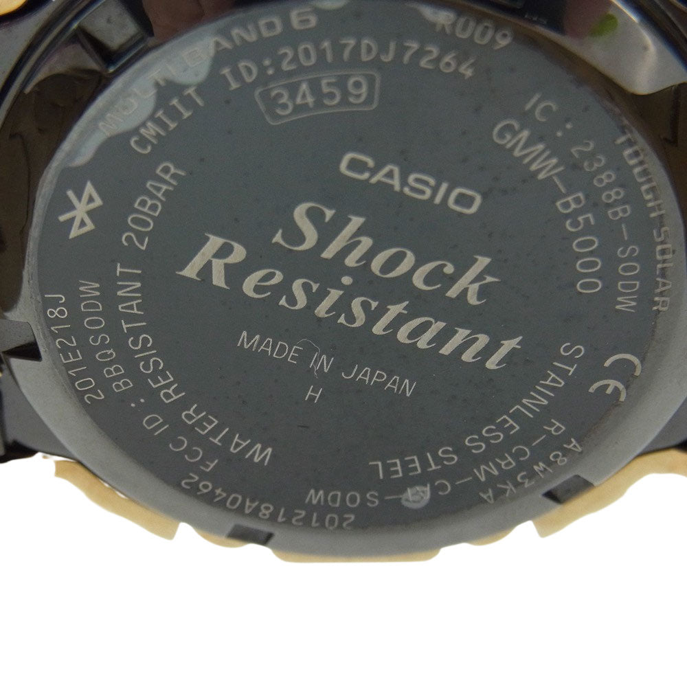 CASIO G-SHOCK カシオ ジーショック GMW-B5000GD-9JF FULL METAL フルメタル ゴールド ソーラー電波 デジタル ウォッチ 腕時計 ゴールド系【中古】