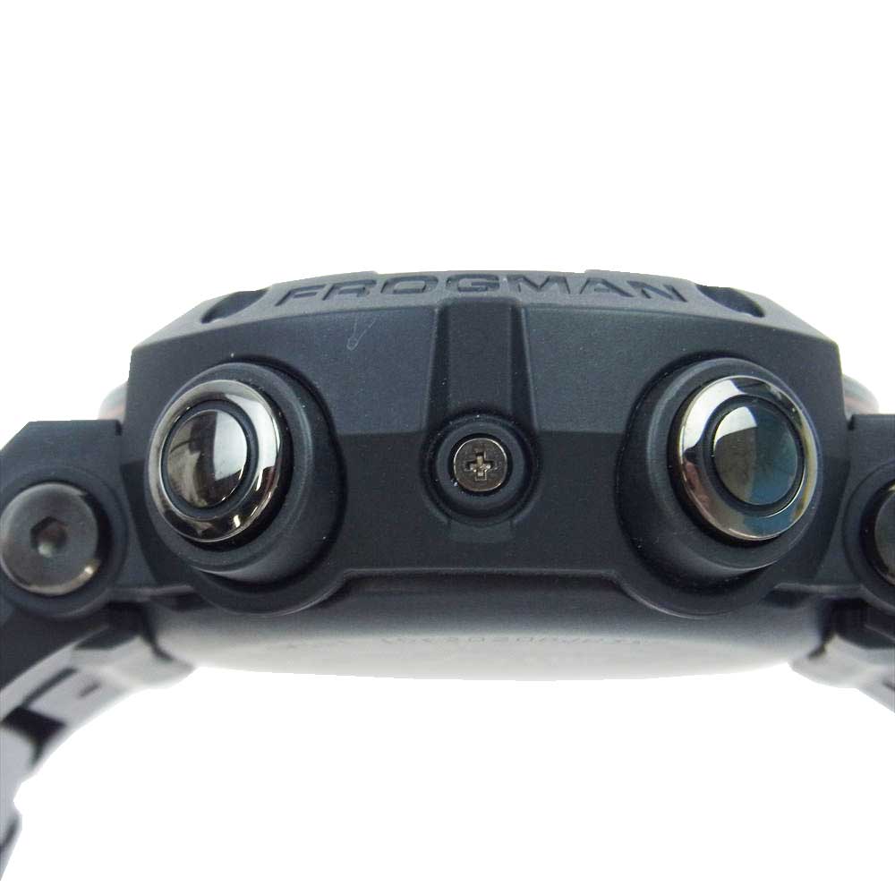 CASIO G-SHOCK カシオ ジーショック GWF-A1000XC-1AJF FROGMAN フロッグマン タフソーラー ソーラー電波 カーボン ブラック モバイルリンク ウォッチ 腕時計 ブラック系【中古】
