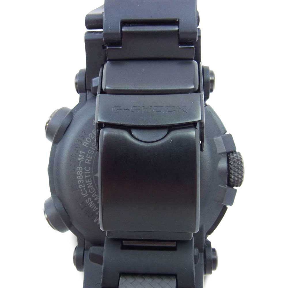 CASIO G-SHOCK カシオ ジーショック GWF-A1000XC-1AJF FROGMAN フロッグマン タフソーラー ソーラー電波 カーボン ブラック モバイルリンク ウォッチ 腕時計 ブラック系【中古】