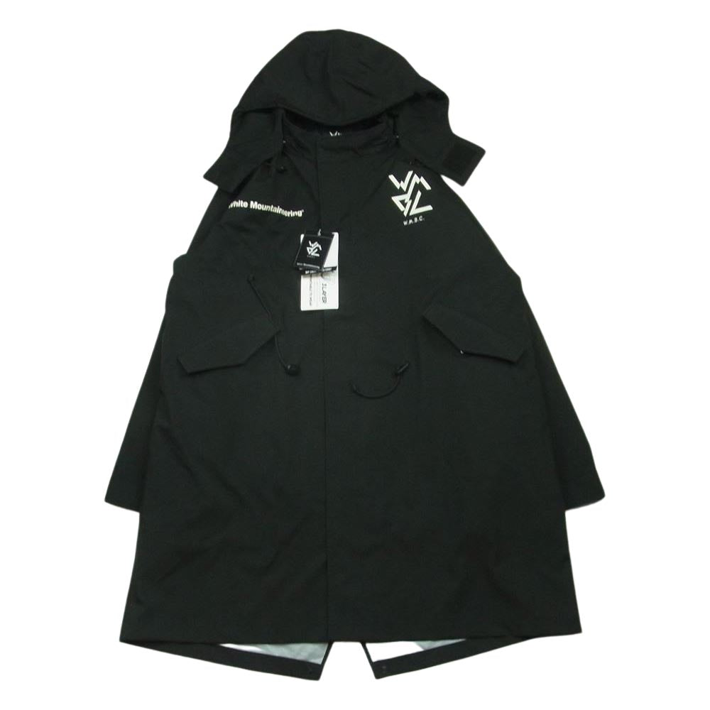 WHITE MOUNTAINEERING ホワイトマウンテニアリング BC2173201 W.M.B.C KIU WATWRPROOF 3WAY MODS COAT ライナー付き モッズ コート ブラック系 FREE【中古】