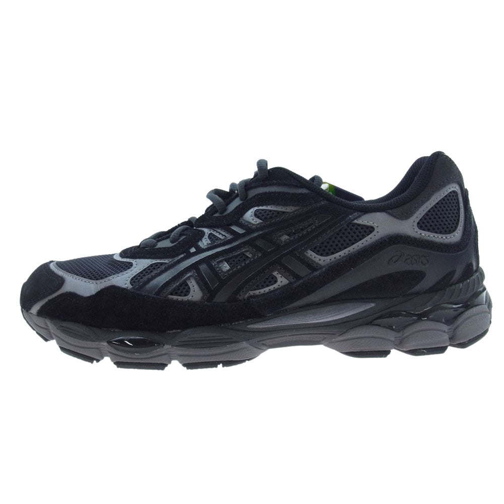 asics アシックス 1201A789-020 GEL NYC ゲル ローカット スニーカー ブラック系 28cm【新古品】【未使用】【中古】