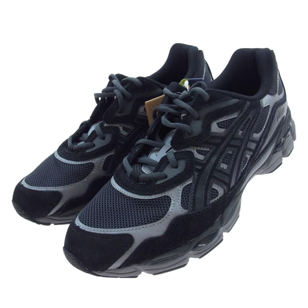 asics アシックス 1201A789-020 GEL NYC ゲル ローカット スニーカー ブラック系 28cm【新古品】【未使用】【中古】