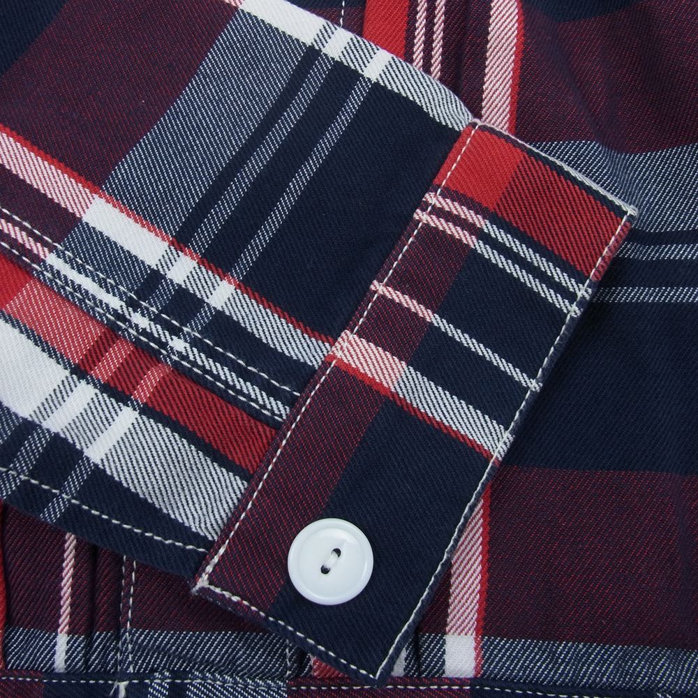 Levi's リーバイス 70533-0002 1st チェック ジャケット レッド系 ネイビー系 XL【極上美品】【中古】